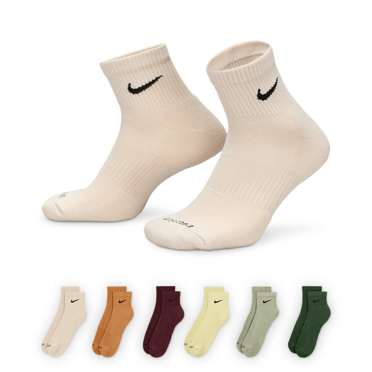 Nike Everyday Plus Cushioned Nike Everyday Plus Cushioned Calcetines de entrenamiento hasta el tobillo (6 pares)