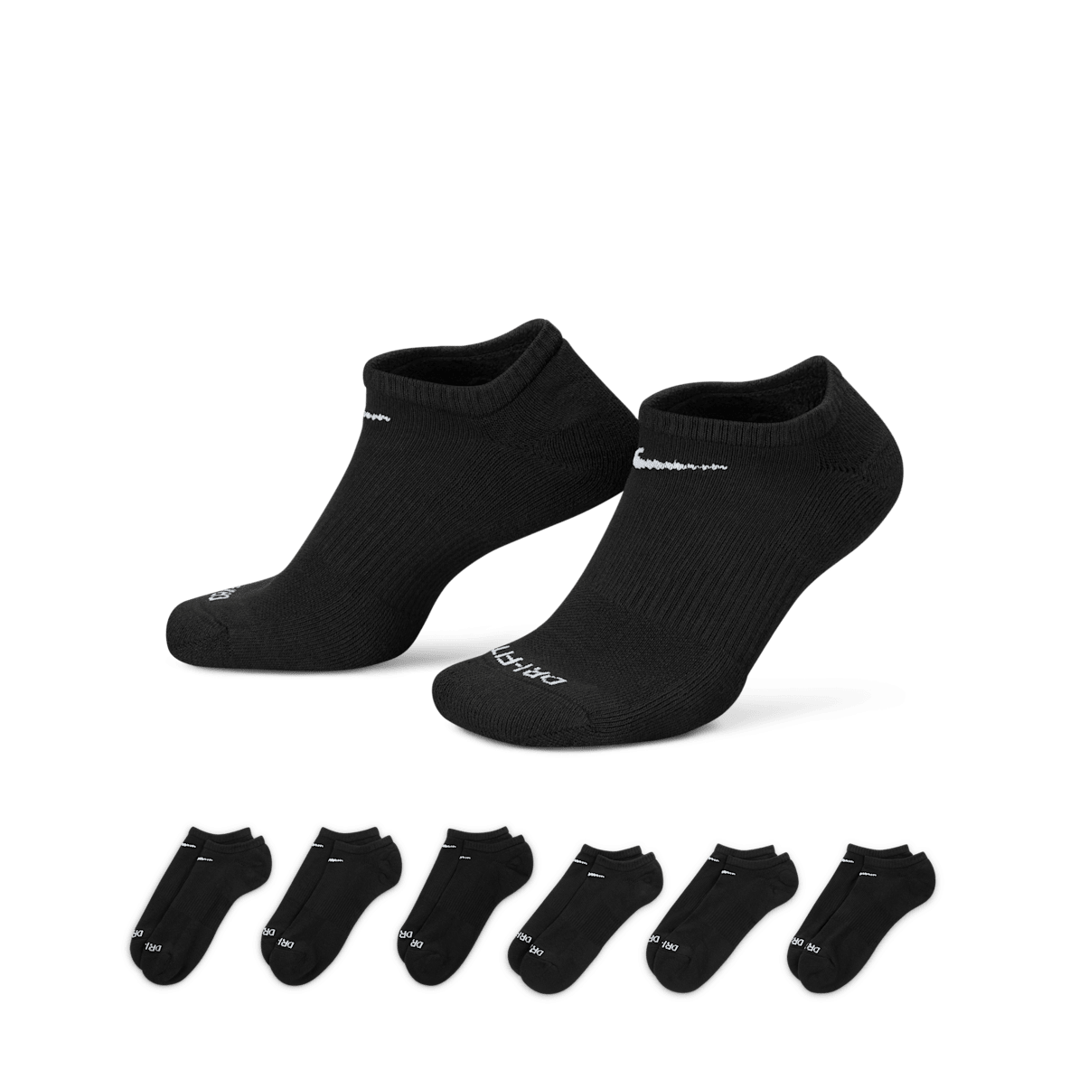 Nike Everyday Plus Cushioned Nike Everyday Plus Cushioned Onzichtbare trainingssokken (6 paar)