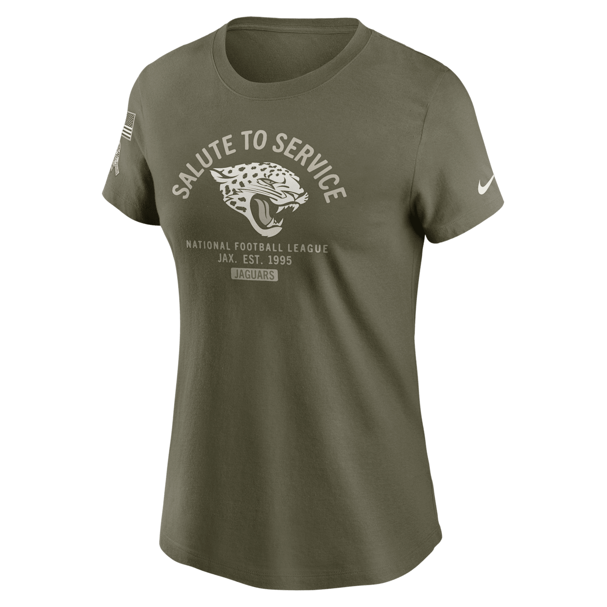 Jacksonville Jaguars Salute to Service Sideline Jacksonville Jaguars Salute to Service Sideline Women's Nike NFL T-Shirt