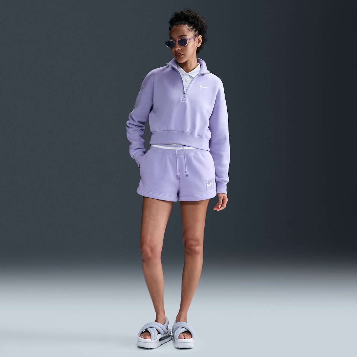 Nike Sportswear Phoenix Fleece Nike Sportswear Phoenix Fleece Women's High-Waisted Loose Graphic Shorts
