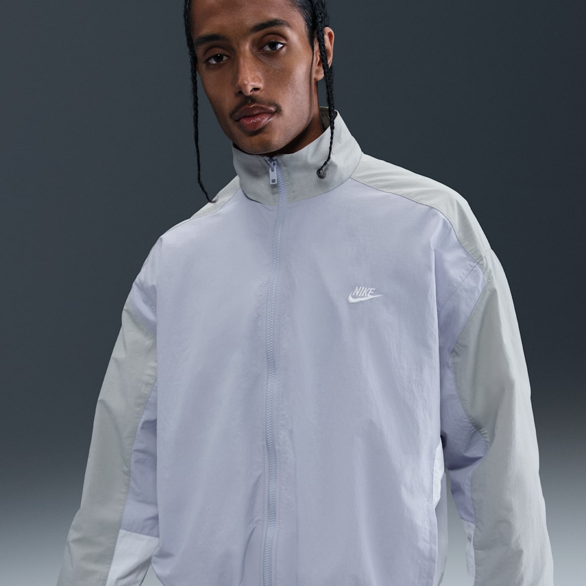 Nike Club Nike Club Chamarra deportiva de tejido Woven oversized para hombre