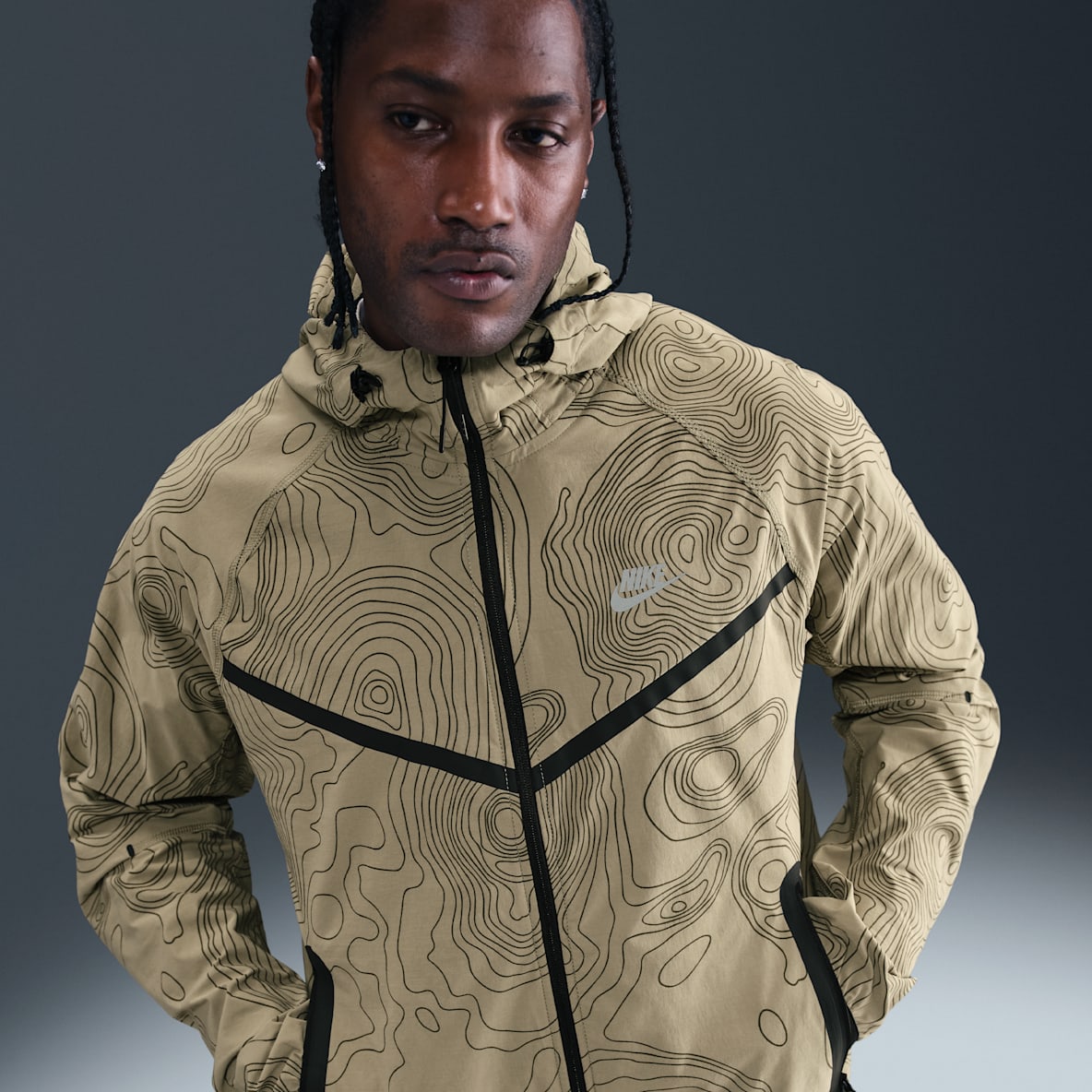 Nike Tech Men's Full-Zip Woven Windrunner Jacket