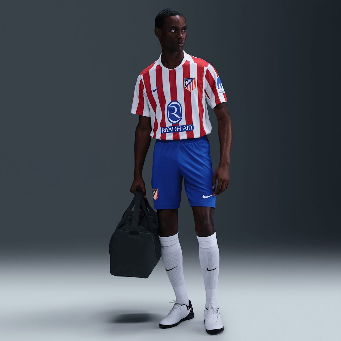 Atlético Madrid 2025/26 Stadium Home Atlético Madrid 2025/26 Stadium Home Nike Replika-Fußballshorts mit Dri-FIT-Technologie (Herren)