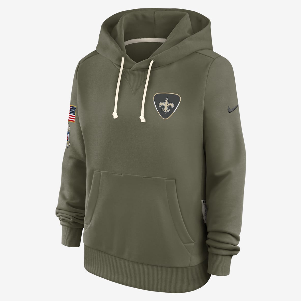 New Orleans Saints Salute to Service Sideline New Orleans Saints Salute to Service Sideline Women's Nike Dri-FIT NFL Pullover Hoodie