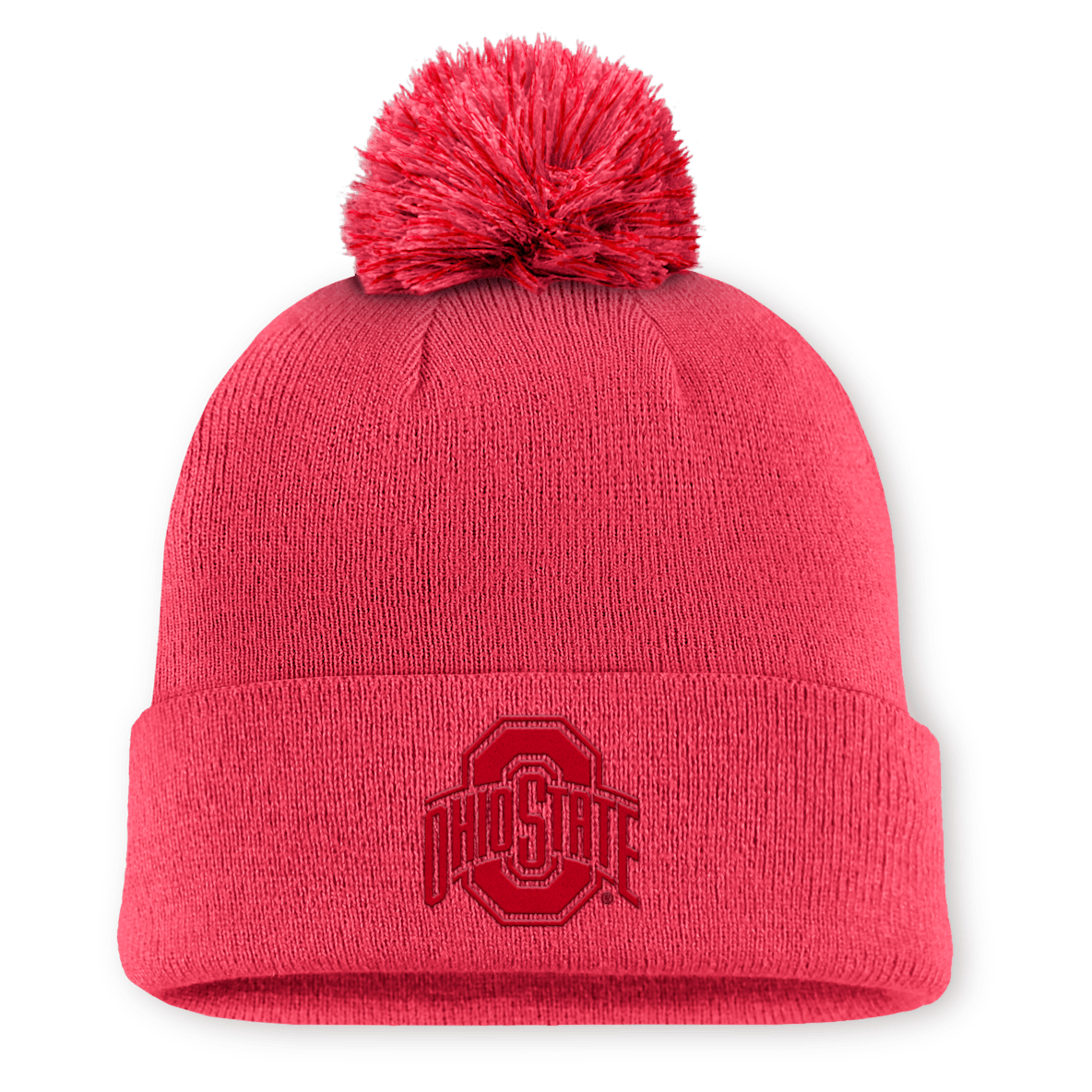 Ohio State Primetime Campus Toned Ohio State Primetime Campus Toned Men's Nike College Cuffed Pom Beanie