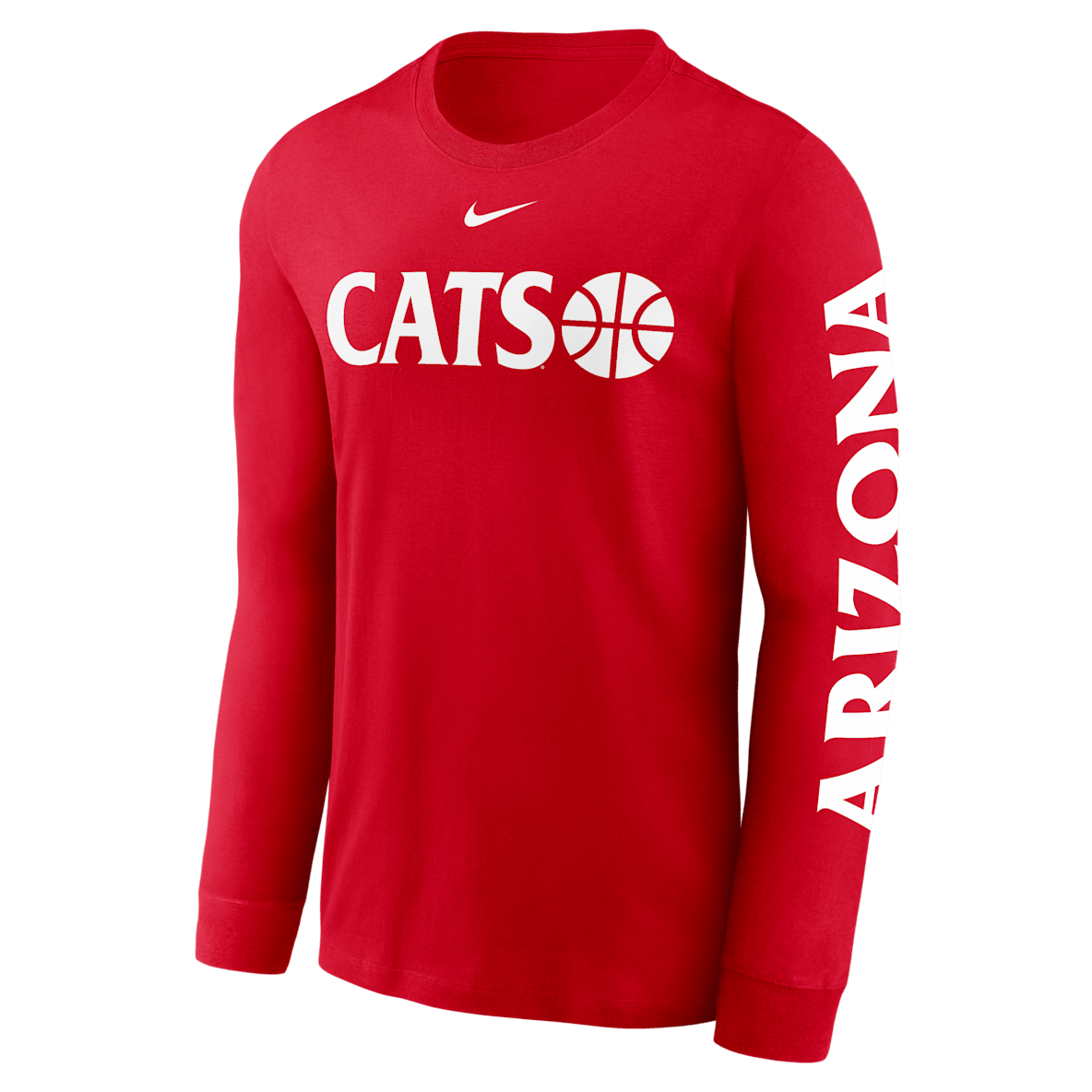 Arizona Wildcats Basketball Icon Arizona Wildcats Basketball Icon Men's Nike College Long-Sleeve T-Shirt