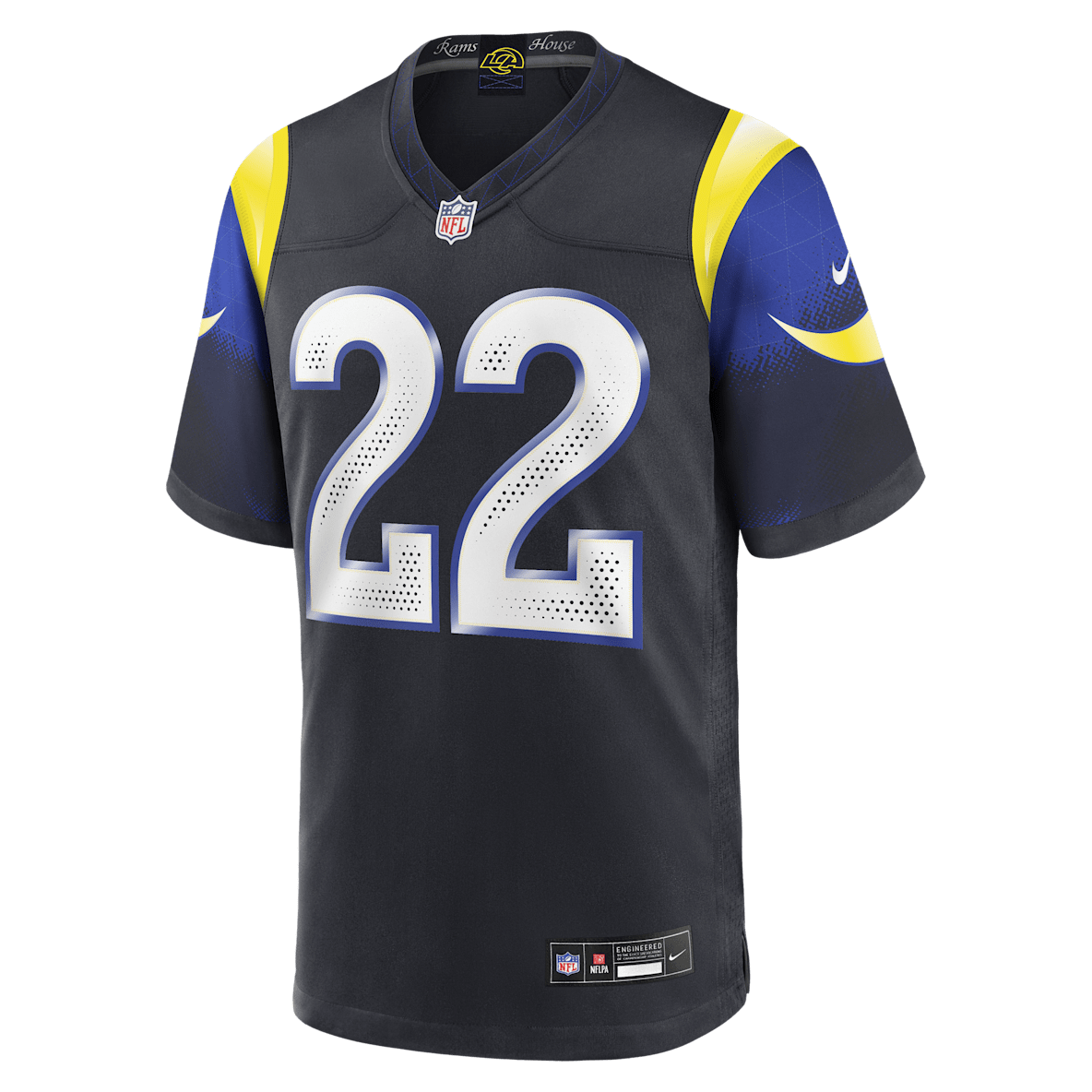 Blake Corum Los Angeles Rams Rivalries Collection Blake Corum Los Angeles Rams Rivalries Collection Jersey Nike de la NFL Game para hombre