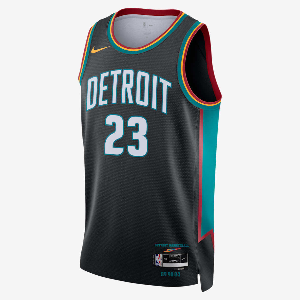 Jaden Ivey de los Detroit Pistons City Edition Camiseta Nike NBA Swingman para hombre