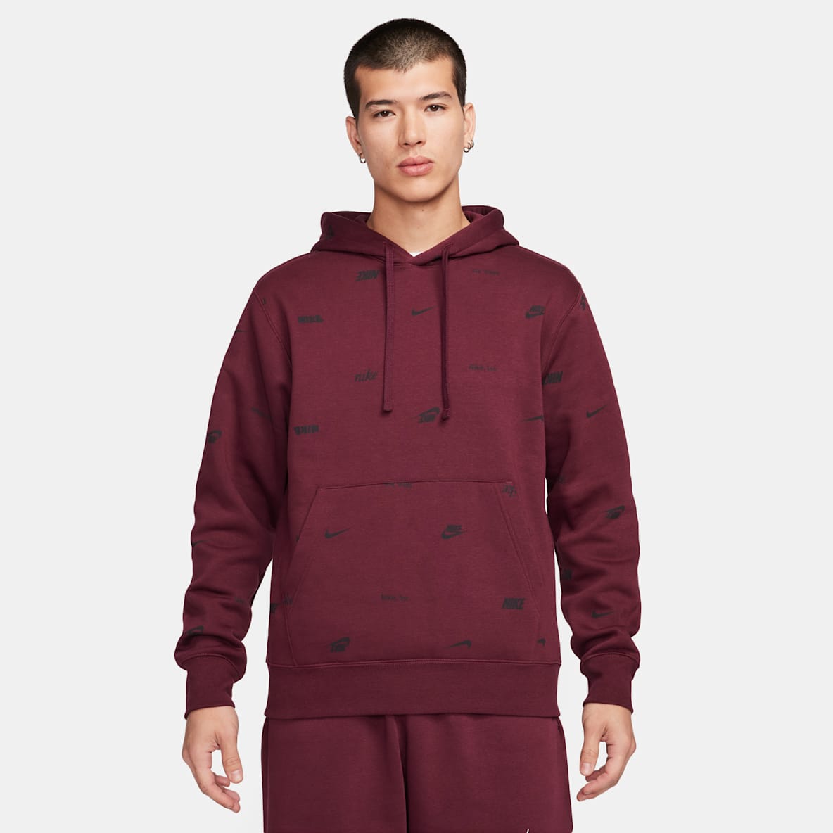 ナイキ クラブ フリース ナイキ クラブ フリース メンズ オールオーバー プリント プルオーバー パーカー