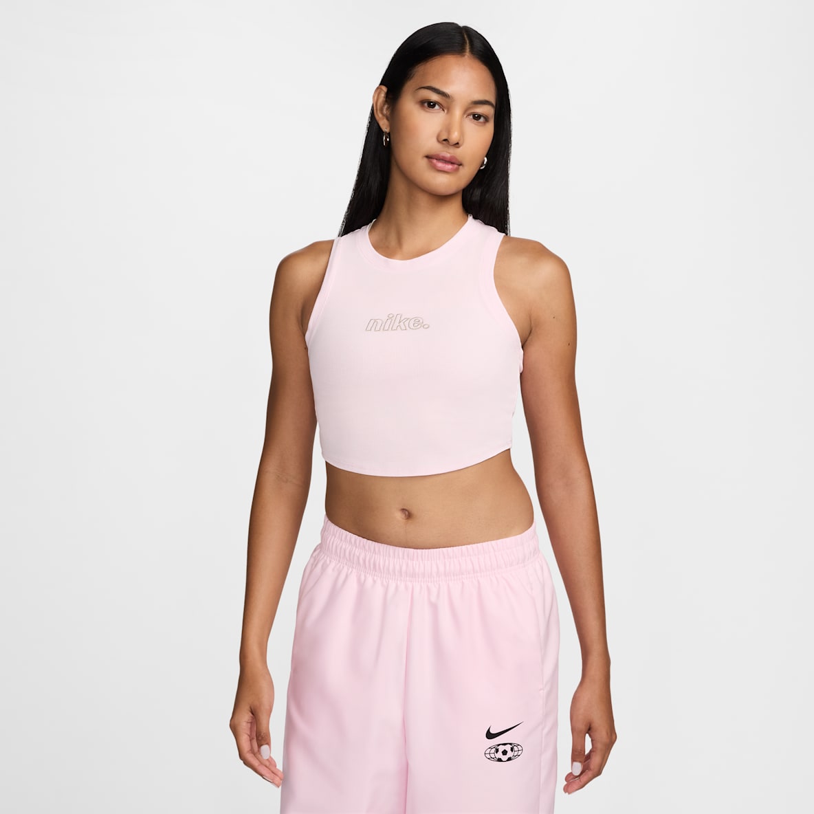 Nike Sportswear Chill Knit Nike Sportswear Chill Knit Women's Cropped Mini-Rib Tank Top