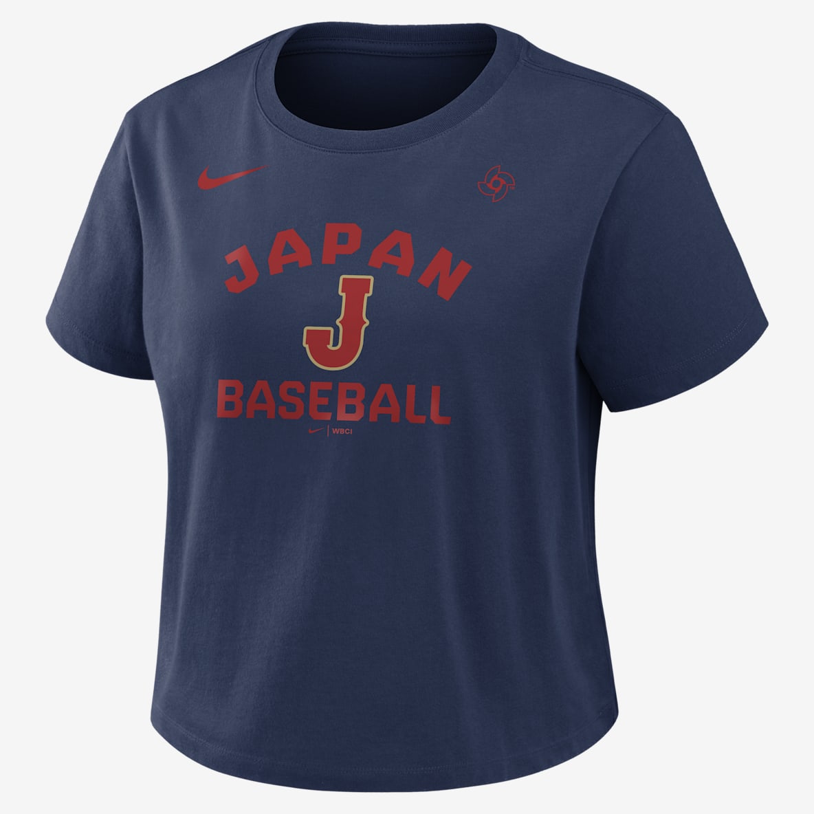 Japan National Baseball Team 2026 World Baseball Classic Mod Women's Nike Cropped T-Shirt