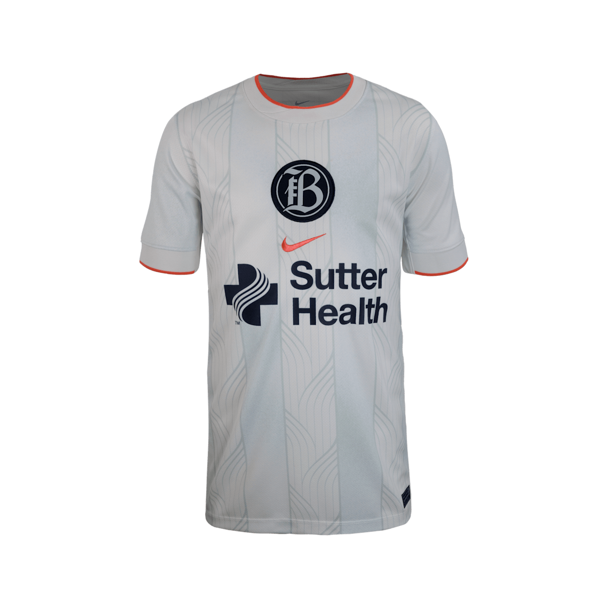 Bay FC local 2025 Stadium Jersey Nike Dri-FIT de la NWSL tipo réplica para niños talla grande