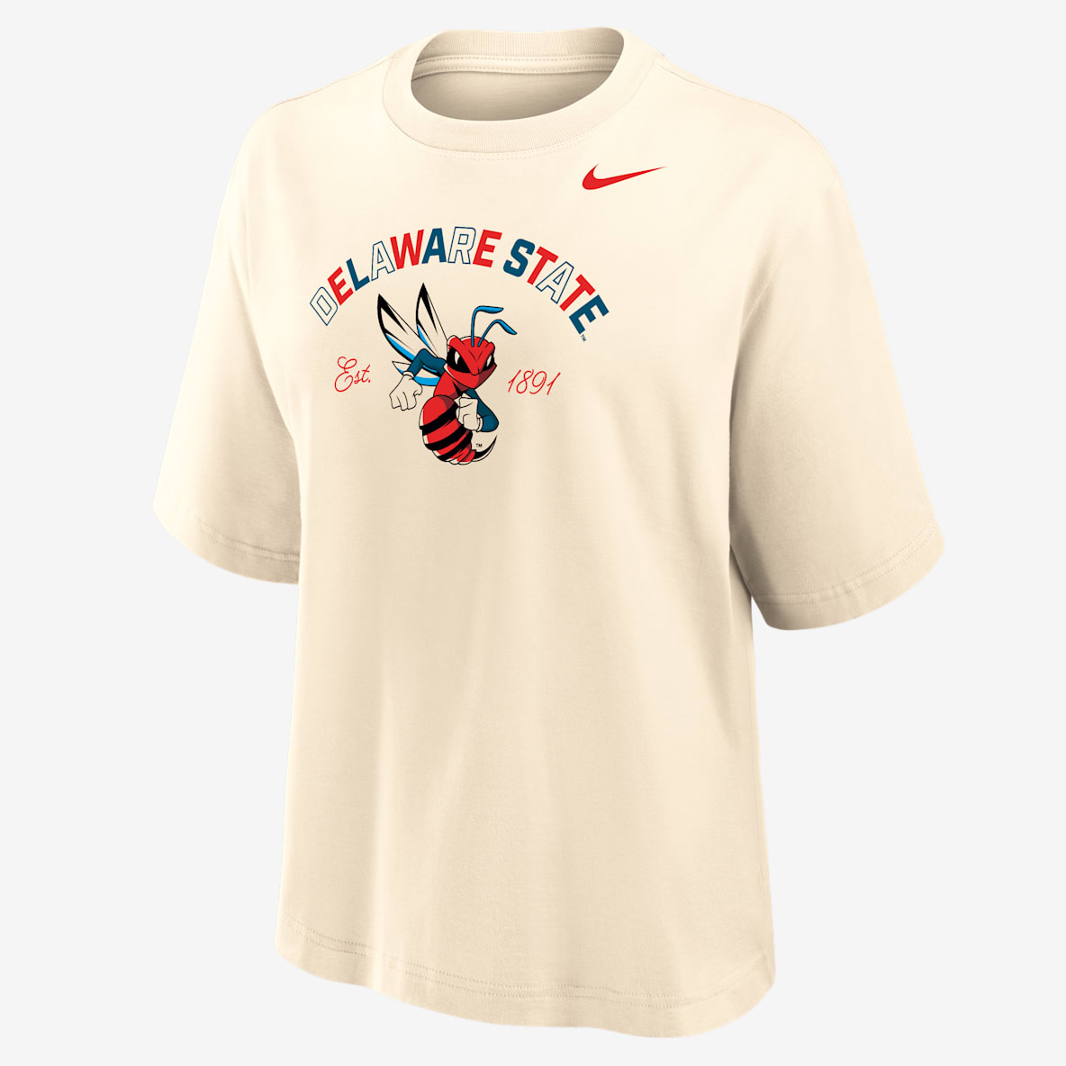 Nike College (Delaware State) Nike College (Delaware State) Women's Boxy Cotton T-Shirt