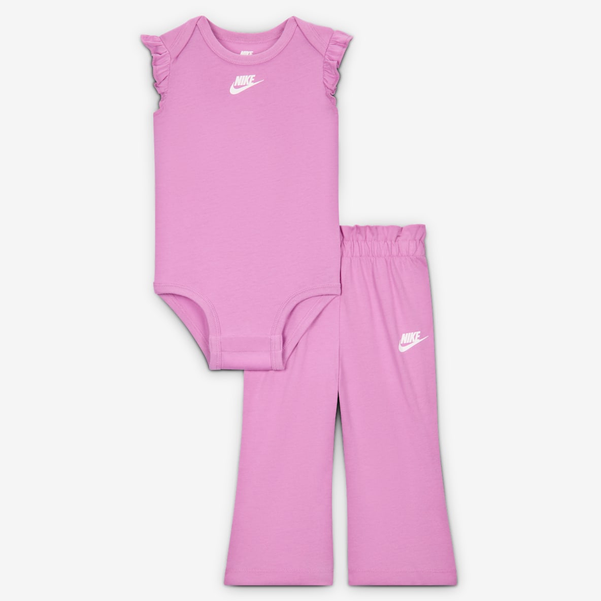 Nike Conjunto de 2 piezas de pants de cintura tipo bolsa de papel para bebé (3 a 6 meses)