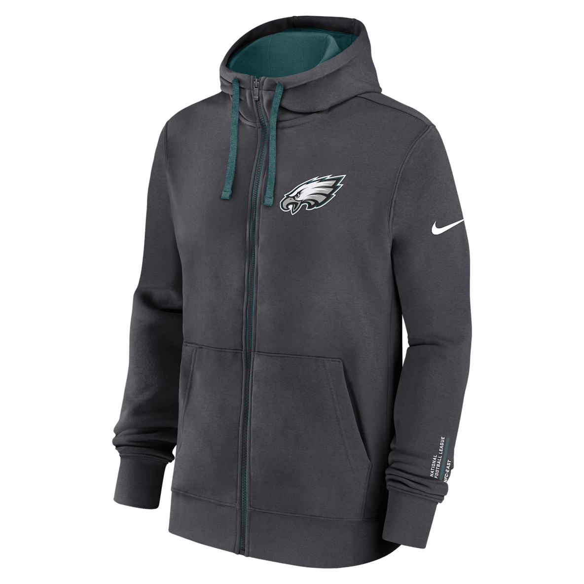 Philadelphia Eagles Playbook Page Club Philadelphia Eagles Playbook Page Club Men's Nike NFL Full-Zip Hoodie
