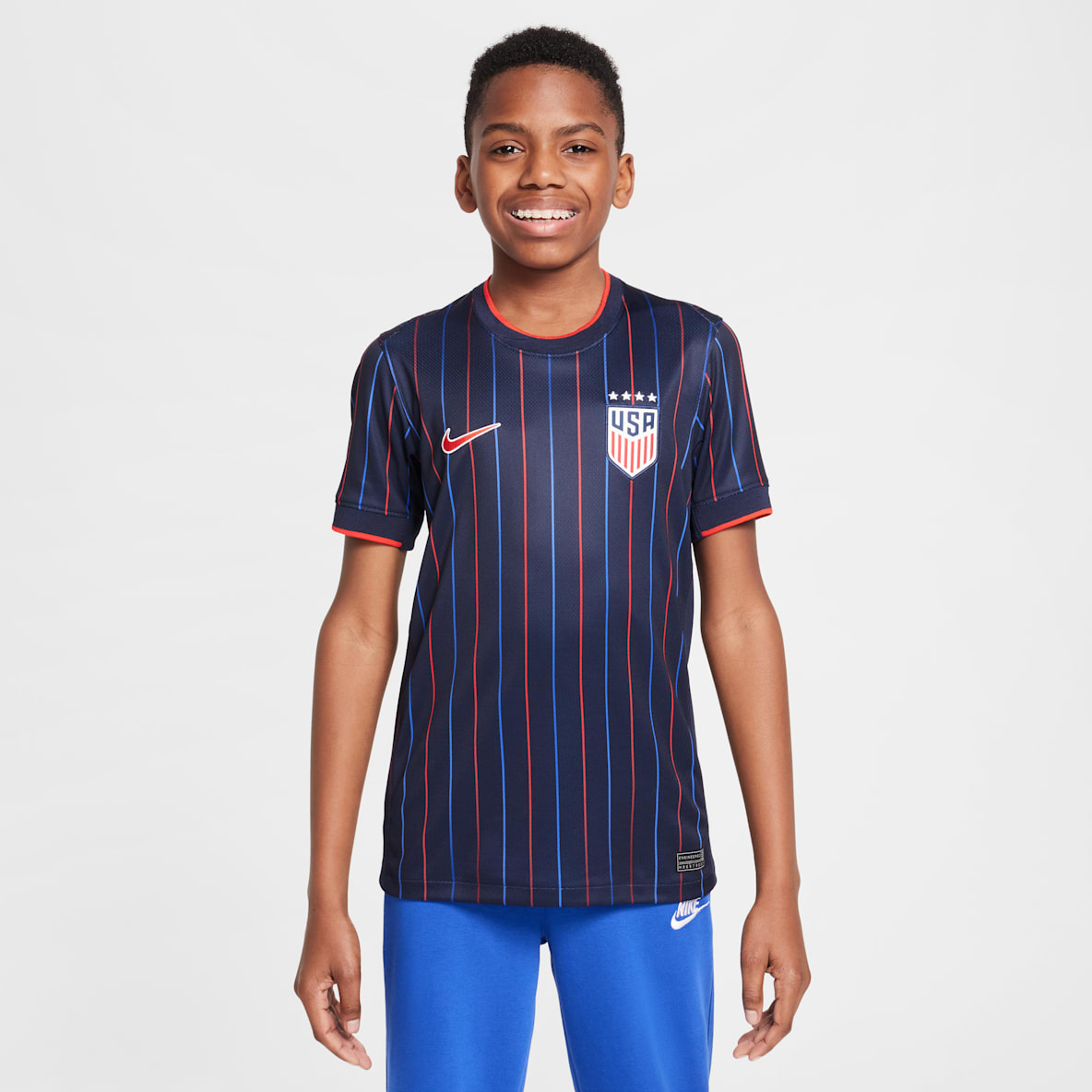 USWNT 2025 Stadium Away (Women's Team) Big Kids' Nike Dri-FIT Soccer Replica Jersey