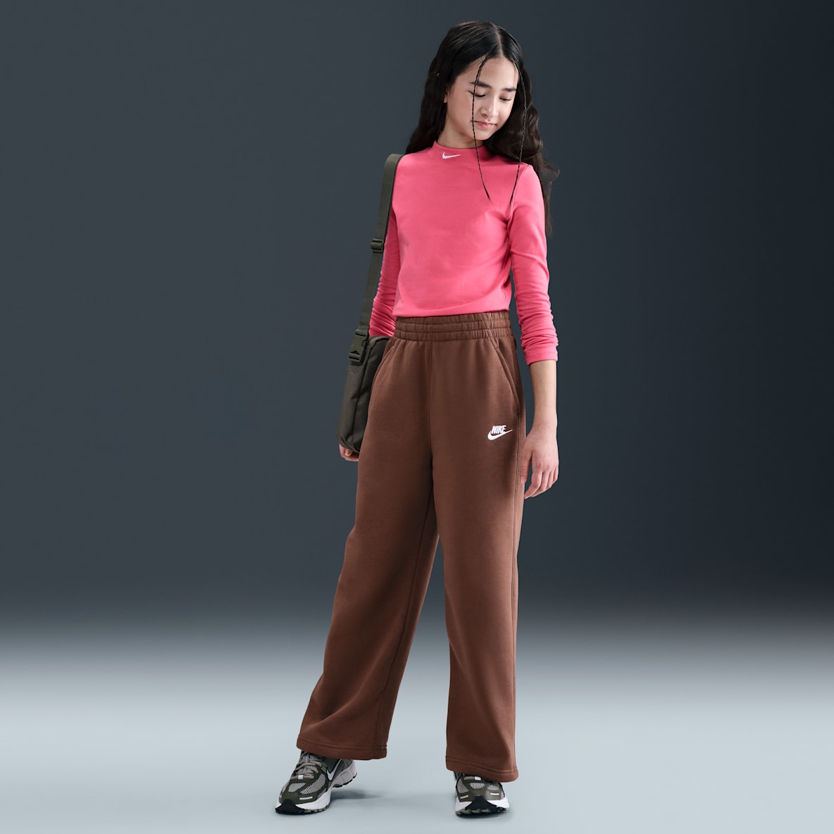 Nike Sportswear Club Fleece Nike Sportswear Club Fleece Girls' Wide-Leg Pants