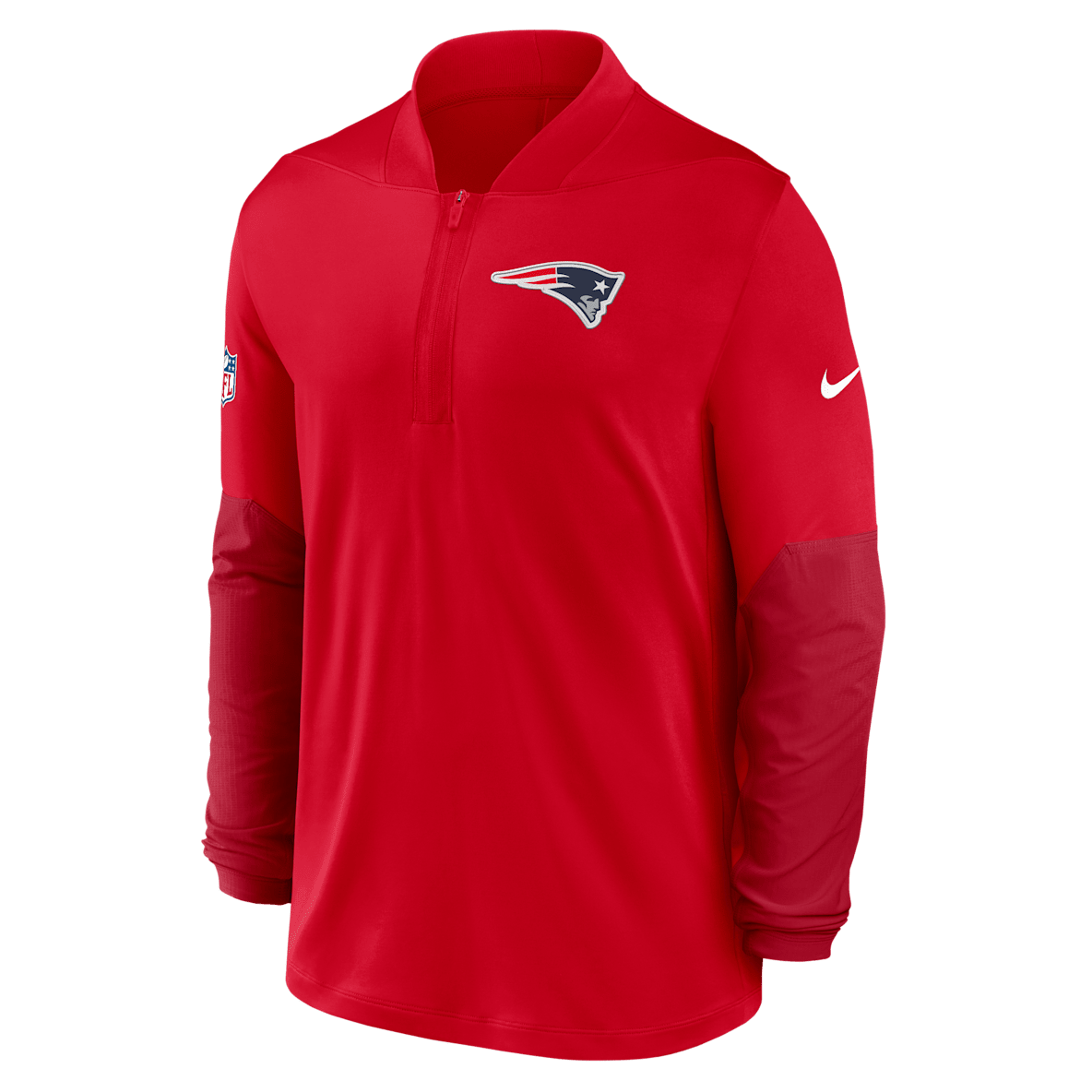 New England Patriots Feel The Pressure New England Patriots Feel The Pressure Men's Nike Dri-FIT NFL 1/2-Zip Top