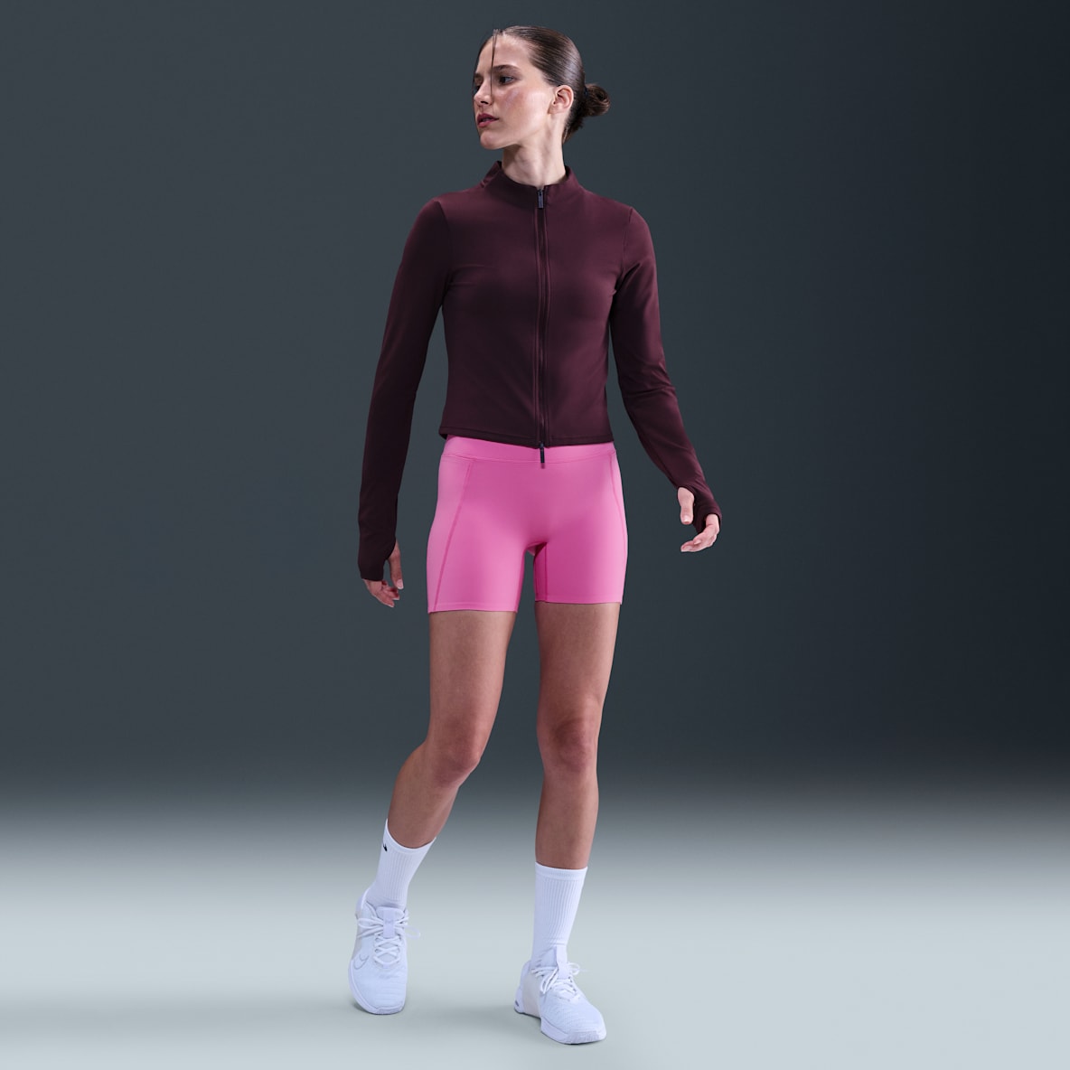 Nike Universa Nike Universa Women's High-Waisted 5" Biker Shorts with No Front Seam