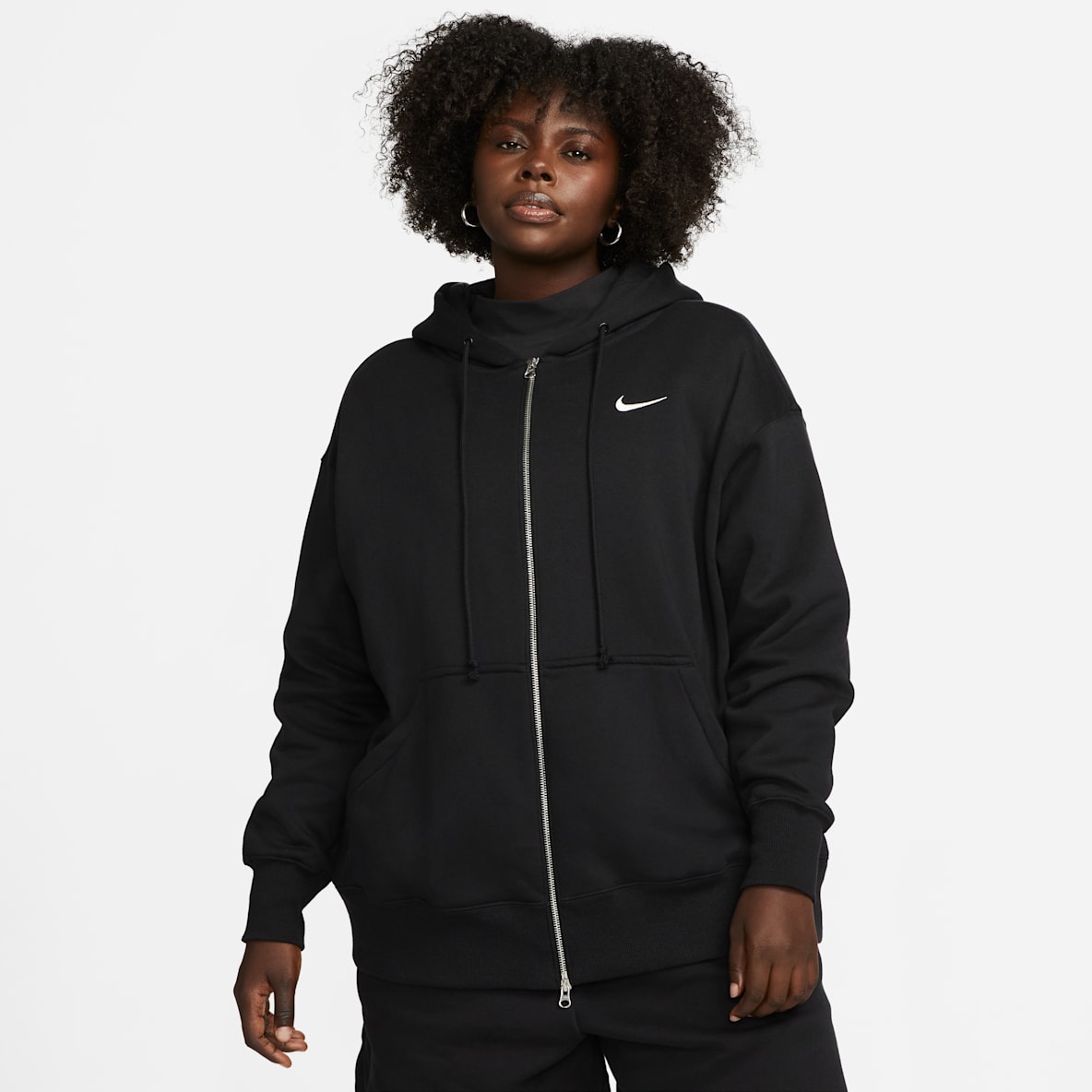 Nike Sportswear Phoenix Fleece Nike Sportswear Phoenix Fleece Women's Oversized Full-Zip Hoodie (Plus Size)