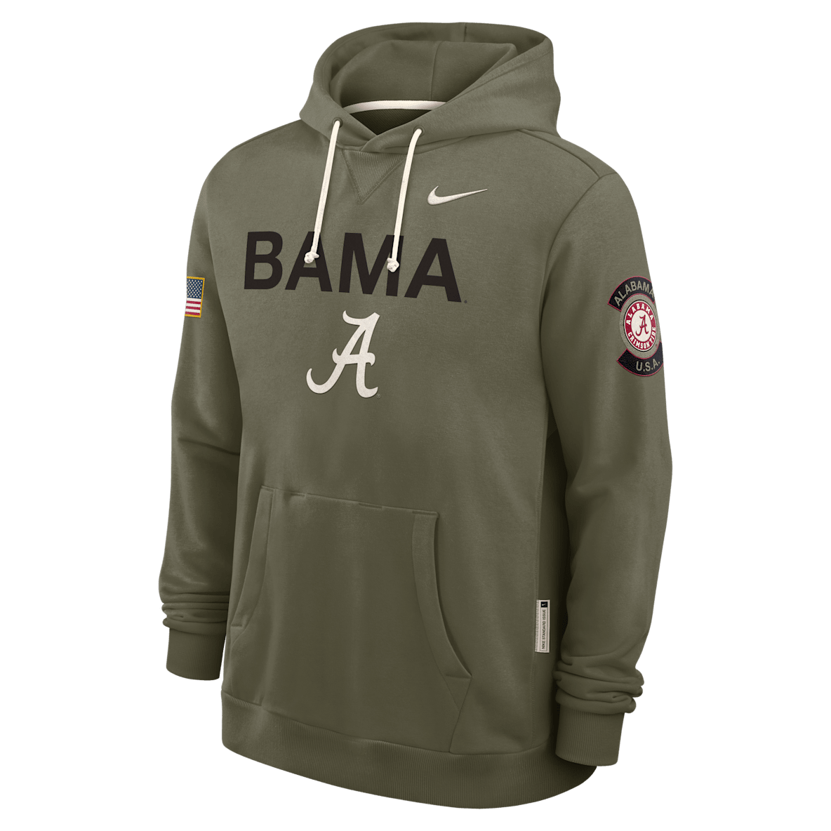 Alabama 2025 Military Appreciation Alabama 2025 Military Appreciation Men's Nike Dri-FIT College Pullover Hoodie