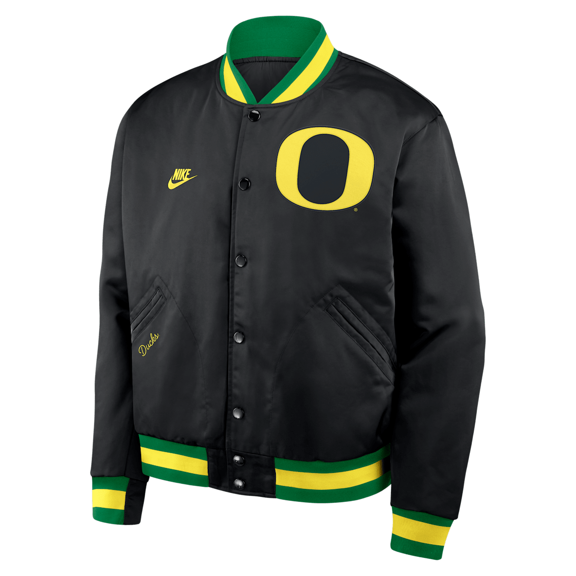 Oregon Legacy Oregon Legacy Men's Nike College Full-Snap Bomber Jacket