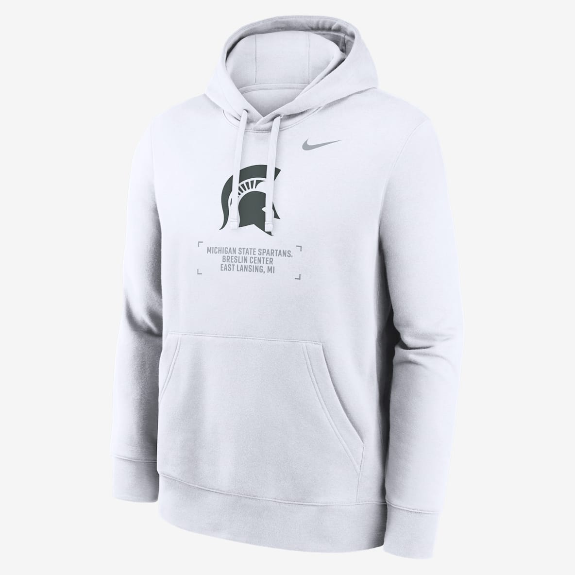 Michigan State Club Basketball 2-Hit Michigan State Club Basketball 2-Hit Men's Nike College Pullover Hoodie