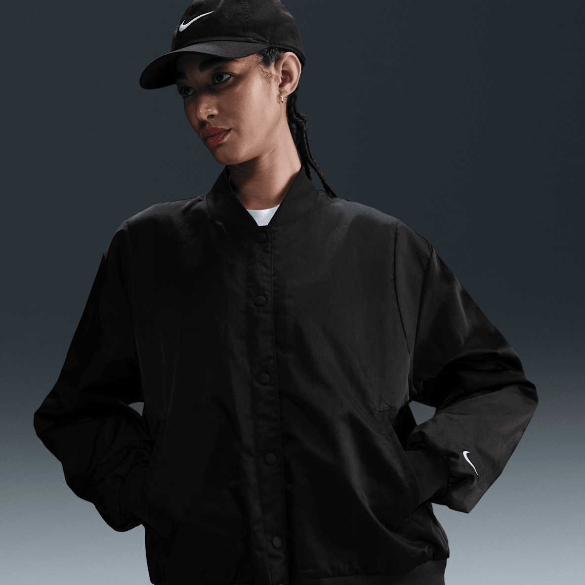 Nike Sportswear Destroyer Chamarra de tejido Woven oversized para mujer