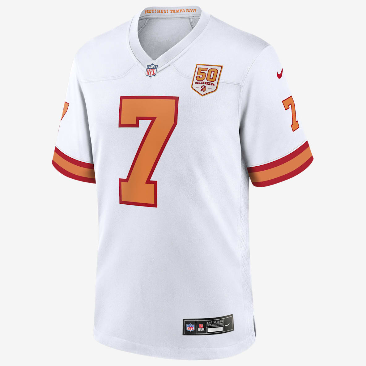 Bucky Irving Tampa Bay Buccaneers 50th Season Bucky Irving Tampa Bay Buccaneers 50th Season Men's Nike NFL Game Jersey
