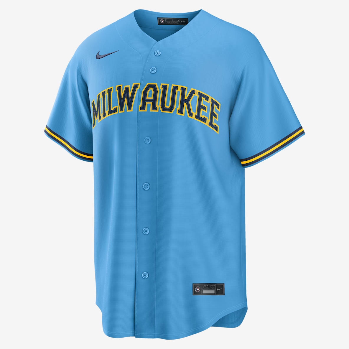 Christian Yelich Milwaukee Brewers Men's Nike MLB Replica Jersey