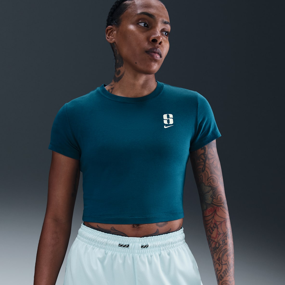 Sabrina Sabrina Women's Short-Sleeve Cropped T-Shirt