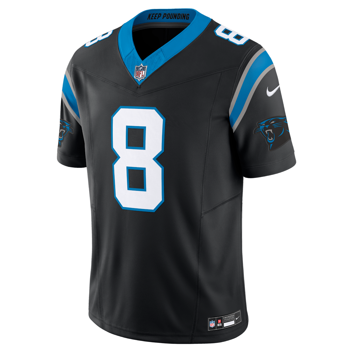 Jaycee Horn Carolina Panthers Jaycee Horn Carolina Panthers Men's Nike Dri-FIT NFL Limited Football Jersey
