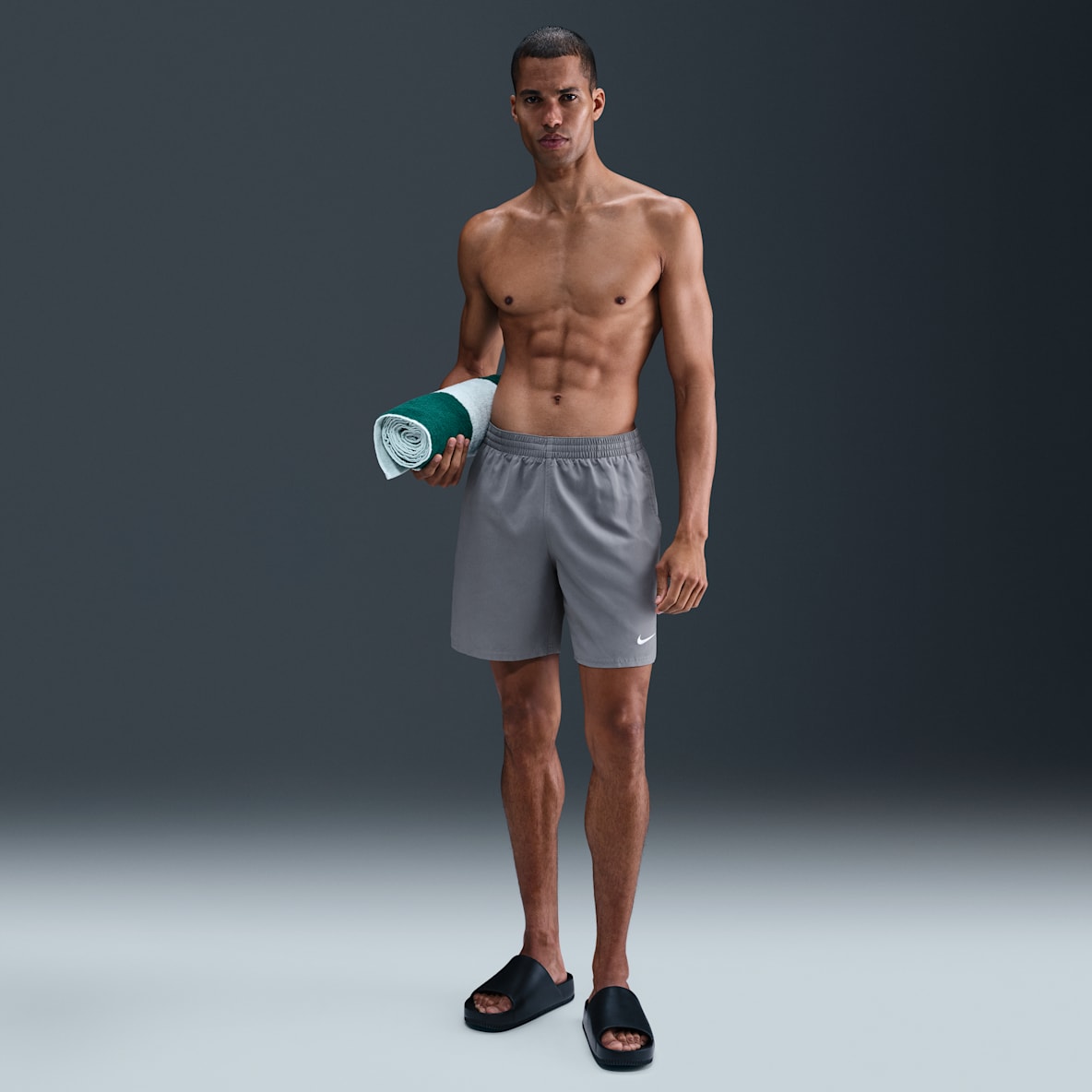 Natación Nike Breaker Essential Short Volley de 18 cm con forro de ropa interior para hombre