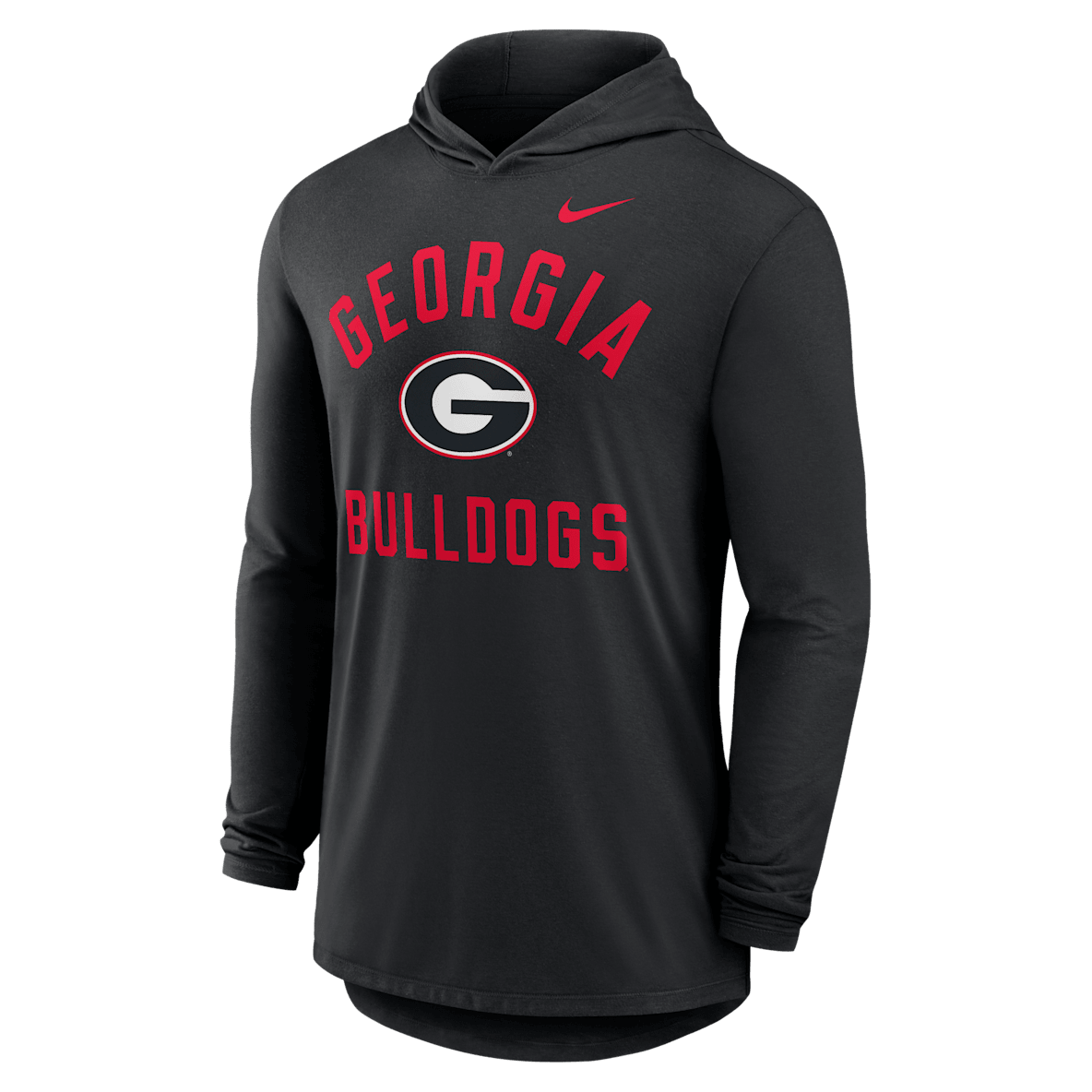Georgia Campus Arch Georgia Campus Arch Men's Nike Dri-FIT College Long-Sleeve Hooded T-Shirt