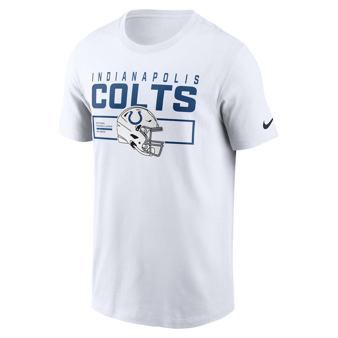 Indianapolis Colts Helmet Essential Indianapolis Colts Helmet Essential Men's Nike NFL T-Shirt