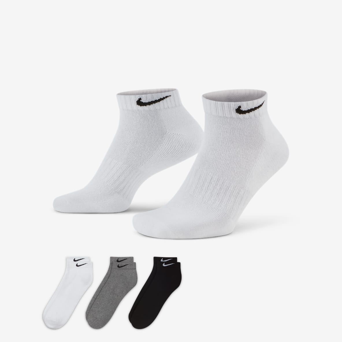 Nike Everyday Cushioned Nike Everyday Cushioned Calcetines de entrenamiento bajos (3 pares)