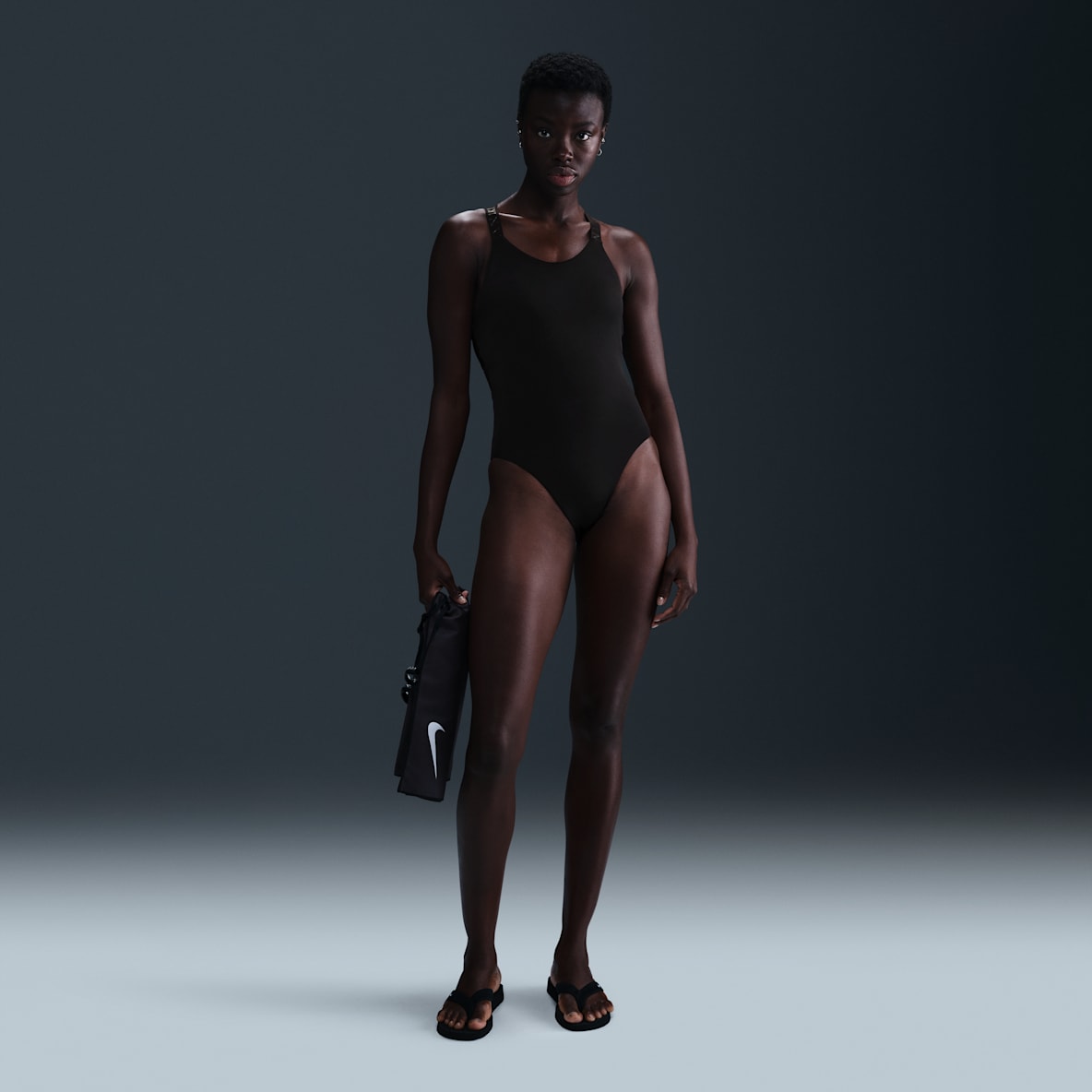 Nike Swim Fusion Nike Swim Fusion Traje de baño de una pieza con espalda deportiva HydraLock para mujer