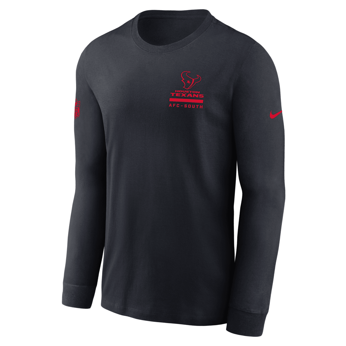 Houston Texans Sideline Team Issue Houston Texans Sideline Team Issue Men's Nike Dri-FIT NFL Long-Sleeve T-Shirt