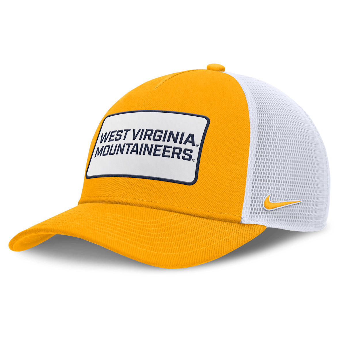 West Virginia On-Field Rise West Virginia On-Field Rise Men's Nike Nike College Trucker Adjustable Hat