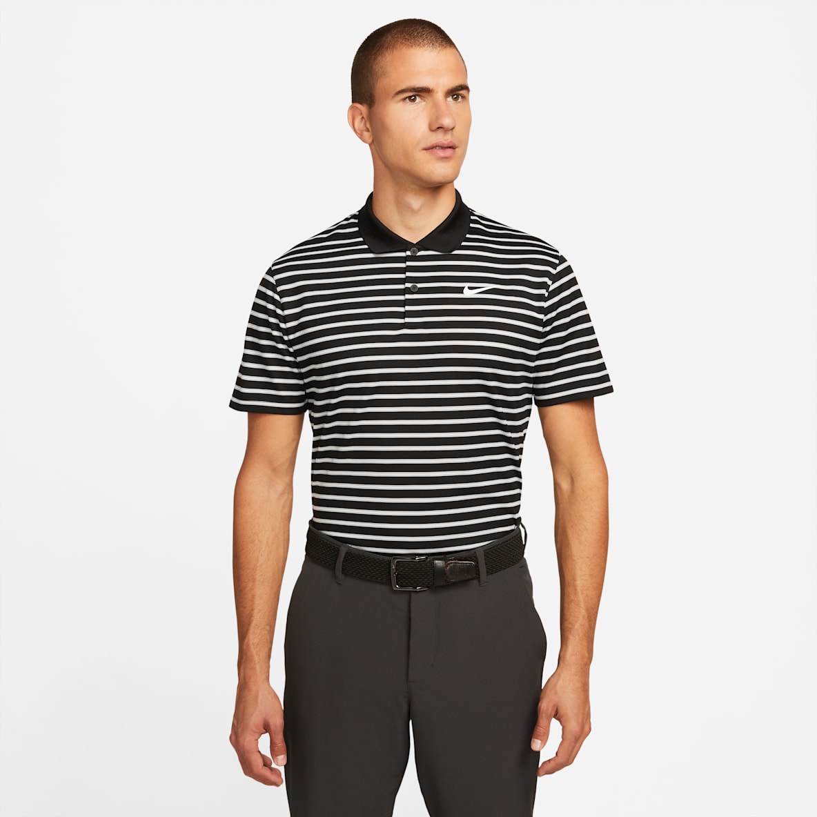Nike Dri-FIT Victory Nike Dri-FIT Victory Golfpolo met strepen voor heren