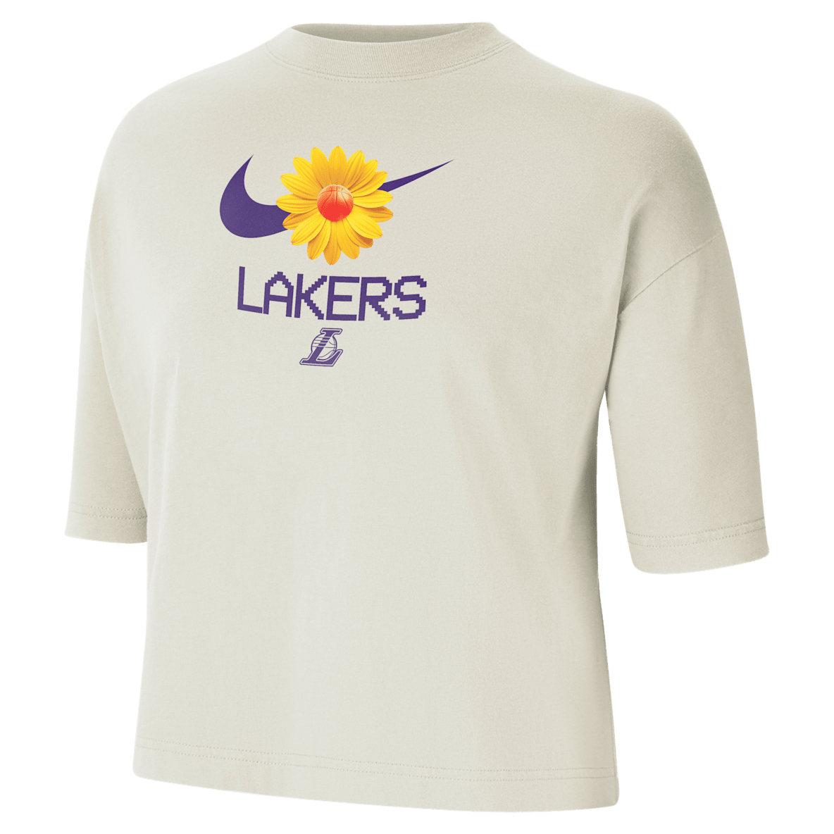 Los Angeles Lakers Courtside Los Angeles Lakers Courtside Women's Nike NBA Boxy T-Shirt