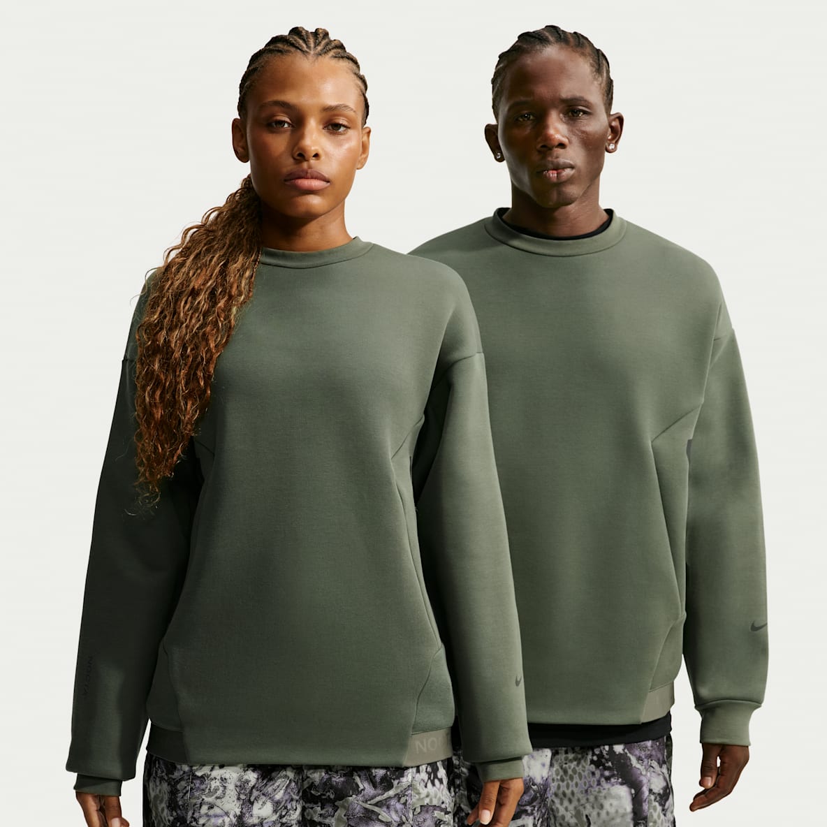 NOCTA Men's Trapeziud-Cut Crew-Neck Sweatshirt