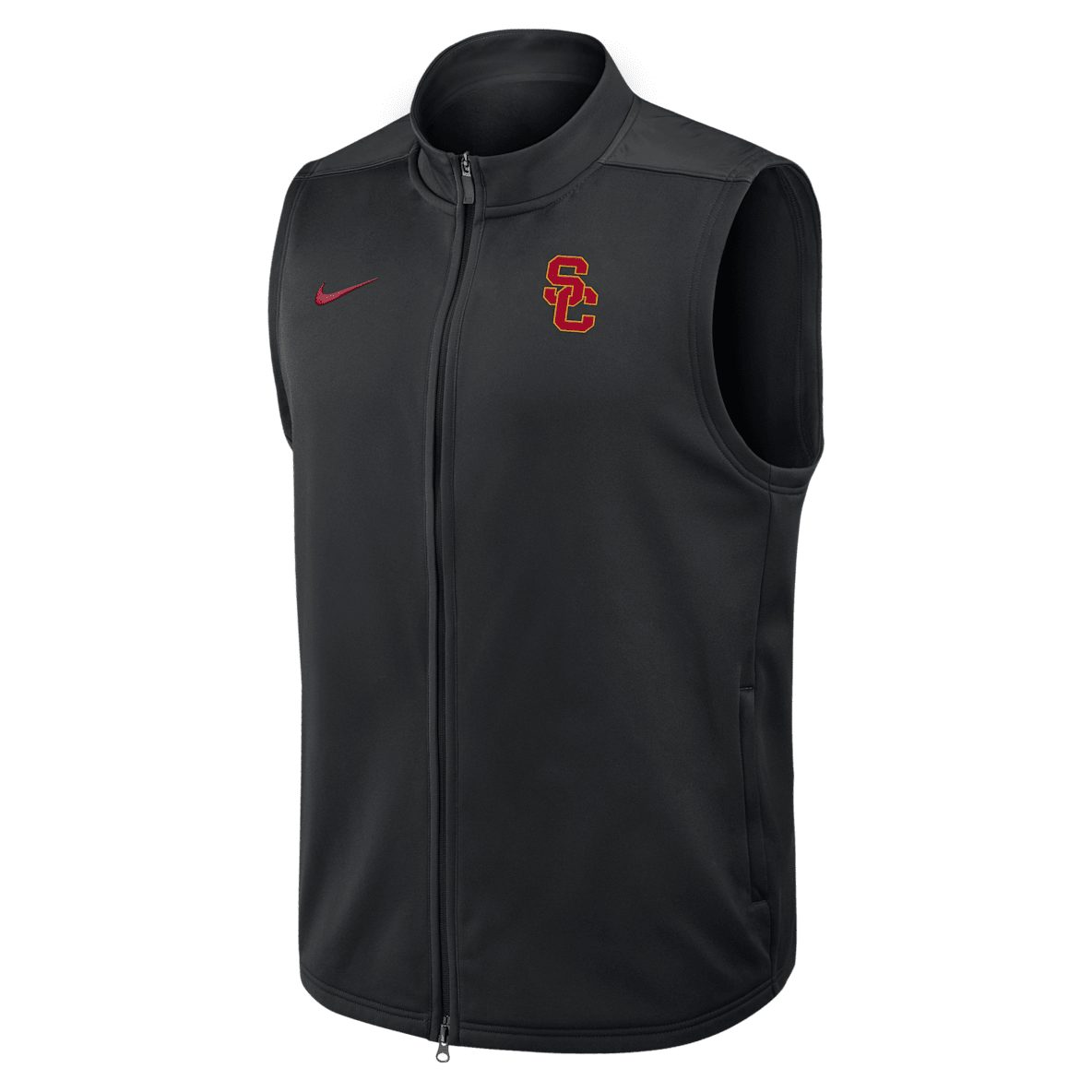 USC Victory USC Victory Chaleco universitario Nike Therma-FIT de cierre completo para hombre