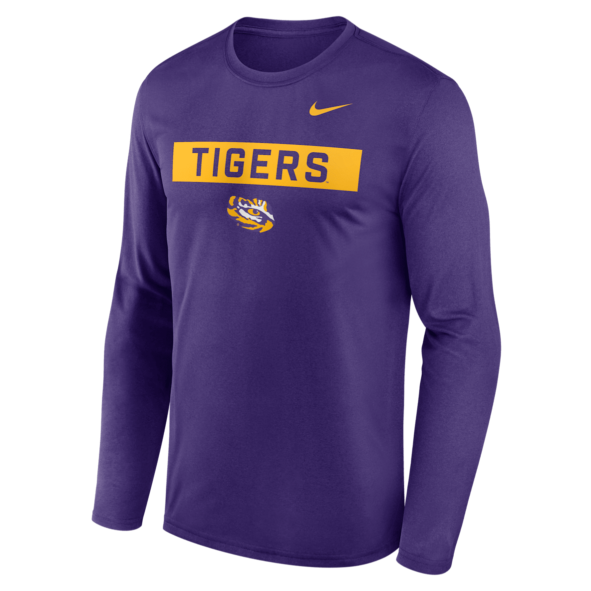 LSU Primetime Legend 2-Hit Men's Nike Dri-FIT College Long-Sleeve T-Shirt