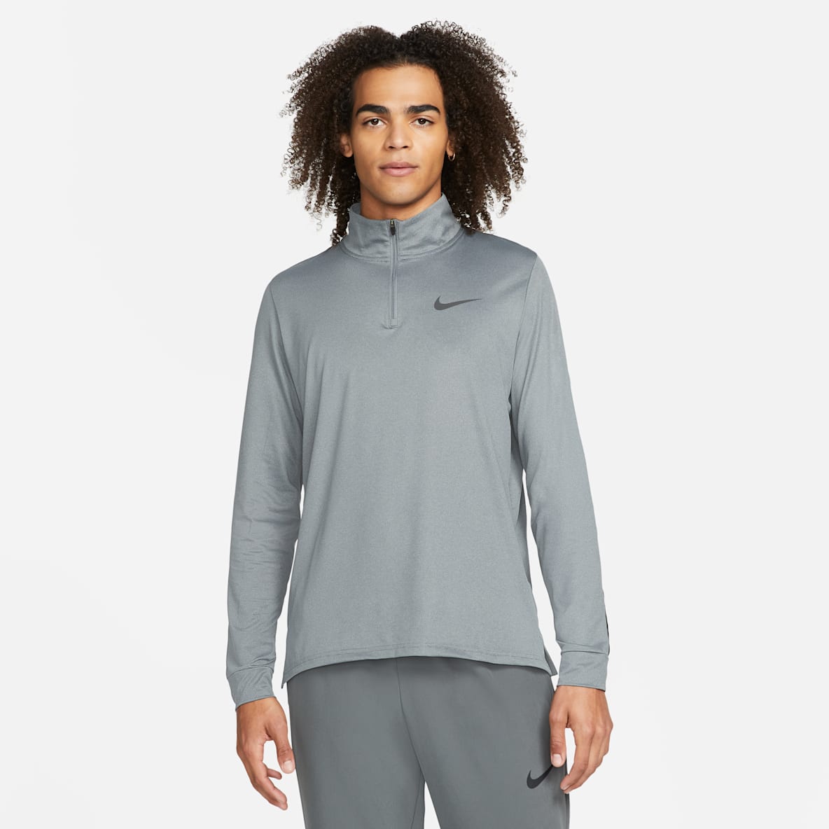 Nike Pro Dri-FIT Playera de entrenamiento Hyper Dry con cierre de 1/4 para hombre