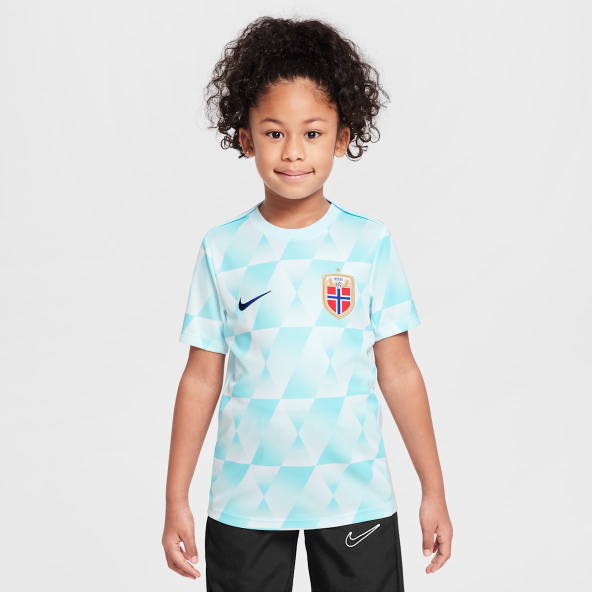 Norge Academy Pro Norge Academy Pro Nike Dri-FIT kortermet fotballtrøye for oppvarming til store barn