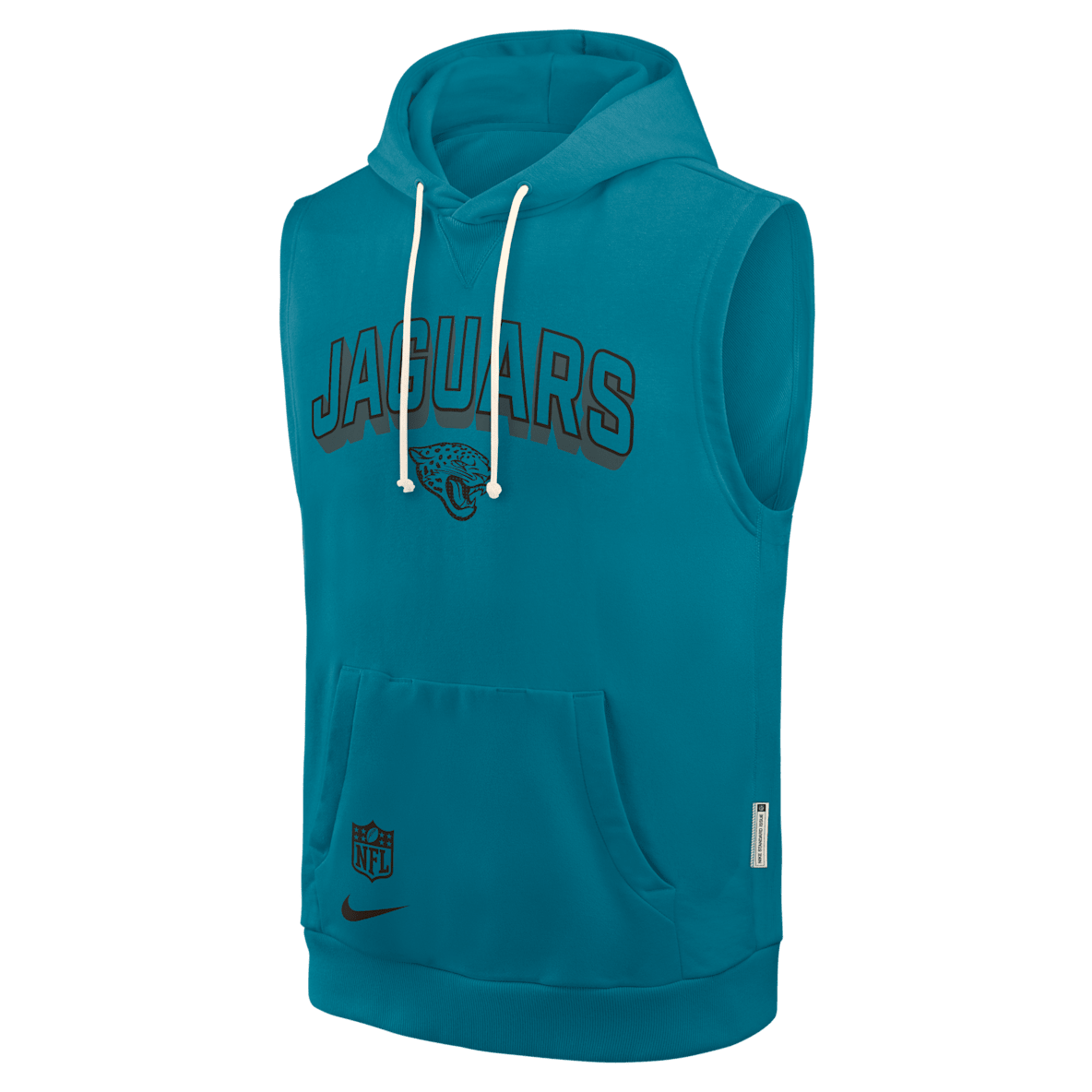 Jacksonville Jaguars Sideline Jacksonville Jaguars Sideline Men's Nike Dri-FIT NFL Sleeveless Pullover Hoodie