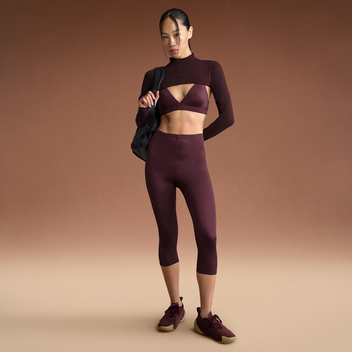 NikeSKIMS Shine NikeSKIMS Shine Leggings de tiro alto de 43 cm con cordón de ajuste para mujer