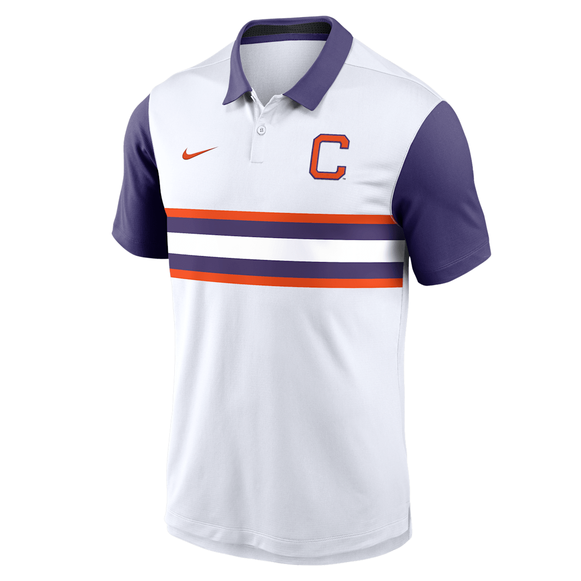 Clemson Athletic Prep Vapor Alt Logo Clemson Athletic Prep Vapor Alt Logo Men's Nike Dri-FIT College Polo