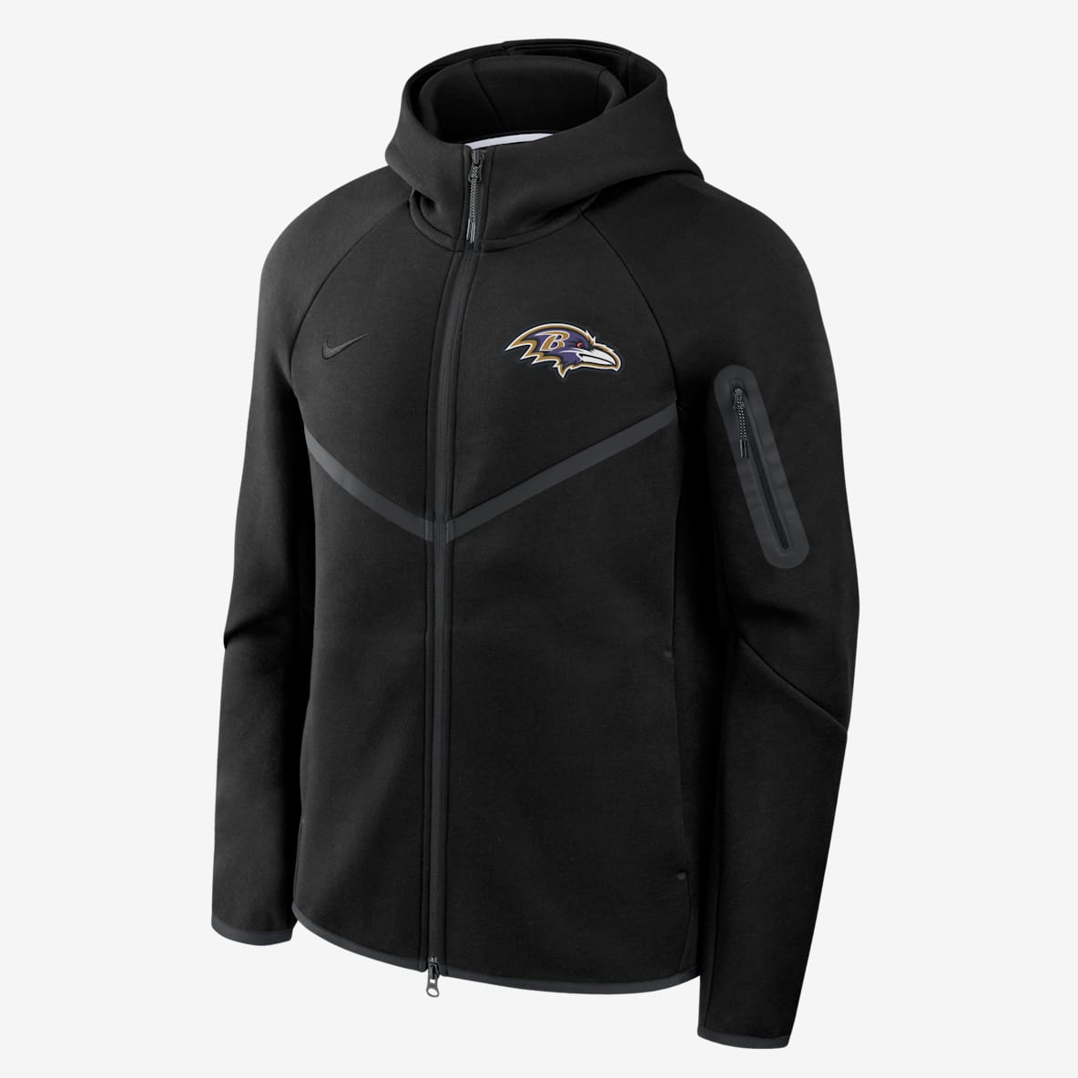 Baltimore Ravens Tech Fleece Windrunner Baltimore Ravens Tech Fleece Windrunner Men's Nike NFL Full-Zip Hooded Jacket